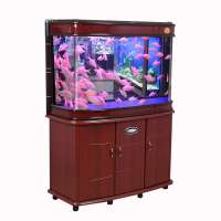 Minjiang classic curved glass Fish Tank Aquarium