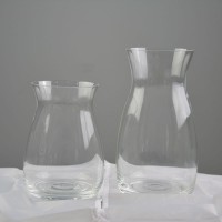 Clear wedding glass flower vase