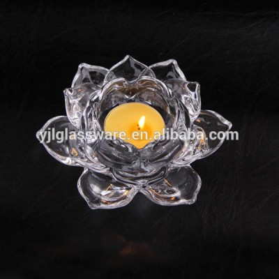 fancy design factory price lotus flower candle holder wholesale