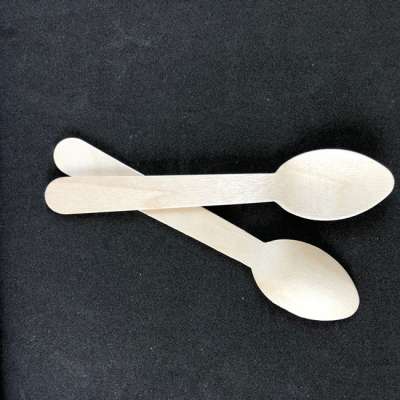 2019 hot selling wholesale factory price 14cm disposable wooden spoon