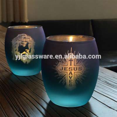 Hot selling wholesale factory price new design glass candle holder supplies