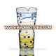 Blat Custom Hot Sale Handmade 2016 Popular Tall Fancy Drinking Glass